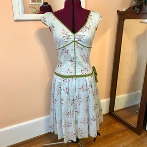 Max Studio Spring drop waist floral dress